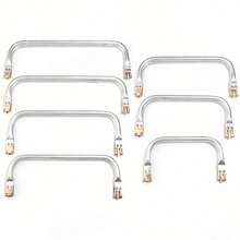 1 Aluminum Square Purse Frame Clasp, Woven Bag Frame Accessories, Suitable For DIY Coin Purses, Cosmetic Bags, Jewelry Boxes, Creative Handmade Works, Old Bag Repair And Renovation, Handmade Purse Frame Material - Double Team - View 2