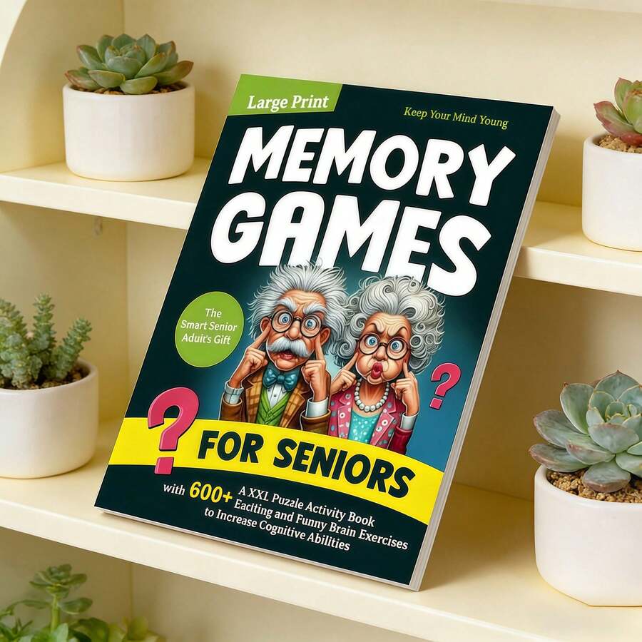 1 Book Memory Word Search Puzzle Book: Thick 21*14cm Size, Perfect Gift For Memory Word Search, Perfect Gift Choice For Good Friends, An Educational Game Suitable For Elderly People. Single-Sided Thick Pages, Exercises Brain Focus, Gift For Couples And Friends, Suitable For Halloween, Christmas, Valentine's Day, Thanksgiving, Easter, New Year And Other Holiday Activities, Perfect Picture Book Choice For Warm Family Interaction - Word Search Coloring Book / Educational Picture Book / Holiday Gift - View 1