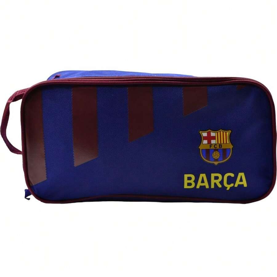 Barcelona FC Stripe Boot Bag - Blue/Granite/Yellow - View 1