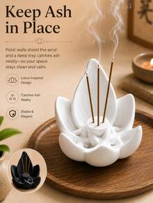 8PCS Creative Lotus-Shaped Aroma Diffuser, A Home Fragrance Decoration That Helps Regulate Mood, Purify The Air, And Aid In Sleep, Meditation, And Relaxation. An Essential Aromatic Tool For Yoga And Meditation Enthusiasts - Multiple Styles - View 4