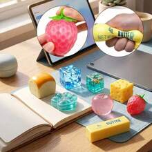 1 buah Mainan Squeeze Box Blind Box Baru 2026, Bola Pereda Stres Spiral Berbulu, Mainan Sensorik untuk Meredakan Kecemasan dan ADHD, Hadiah Pesta yang Sempurna (Model Acak) - MultiWarna - View 5
