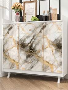 Waterproof Marble Pattern Contact Paper, Oil-Resistant & Heat-Resistant Peel And Stick Kitchen Wallpaper, Suitable For Modern Furniture Renovation, Countertops, Cabinets, Desks, Rental Homes And Apartments - Renovation Post - View 5
