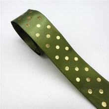 5碼 2.5cm/1英吋波點緞面絲帶蝴蝶結 DIY髮飾 婚禮情人節手工DIY材料 聖誕裝飾 - Pick colors - 查看 24