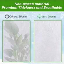 Thick Plant Winter Blanket, Perfect For Spring Use, Protecting Plants From Cold And Insects, And Keeping Them Warm. Ideal For Botanical Gardens And Small Home Gardens. - A - View 9