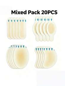 10pcs Transparent Invisible Thin Foot Pads, Prevent Friction For High Heels - Multicolor - View 18