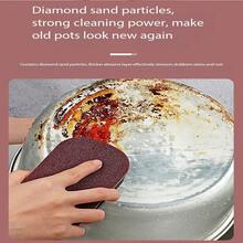 2pcs Magic Sponge Cleaning Eraser, Abrasive Sponge, Multi-Functional Cleaning Sponge, Rust-Proof Foam Cleaning Eraser Suitable For Pots, Kitchen, Tile Walls And Sinks, Cars, Motorcycles - Multiple Styles - View 5
