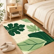 1 buah, Keset Dapur Imitasi Kasmir Bermotif Daun Hijau, Keset Lantai Dapur Penyerap Air, Karpet Dapur, Keset Panjang, Keset Depan Wastafel, Cocok Untuk Dapur, Kamar Mandi, Pintu Masuk, Lorong, Ruang Cuci dan Dekorasi Rumah - MultiWarna - View 8