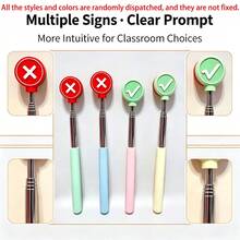 New Adjustable Teacher Pointer Pen (Classroom Supplies, All Styles Come In Random Colors), Suitable For Primary And Kindergarten Teachers. Essential Item For The Start Of The School Year/Returning Students Season. Must-Have For Halloween/Christmas. - New Right/Wrong Finger Reading Pointer - View 4