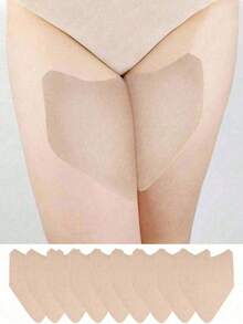 20pcs Invisible Anti-Chafing Thigh Patches, Thigh Friction Protection Patches, Transparent Protective Patches, Suitable For Women's Inner Thighs And Calves, Comfortable Protection - Multicolor - View 1