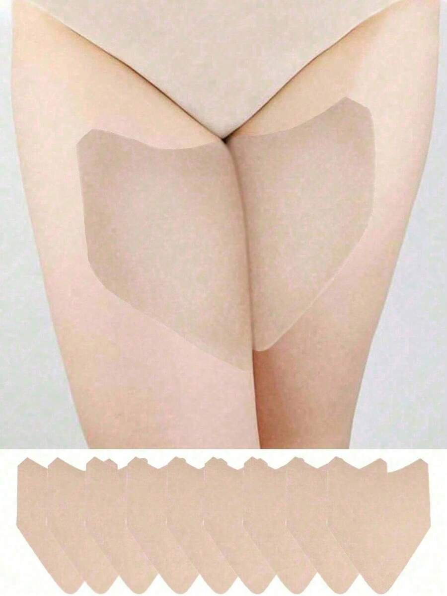 20pcs Invisible Anti-Chafing Thigh Patches, Thigh Friction Protection Patches, Transparent Protective Patches, Suitable For Women's Inner Thighs And Calves, Comfortable Protection - Multicolor - View 1