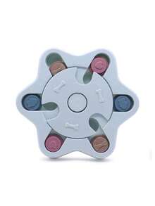 1pc Dog Puzzle Slow Feeder, Interactive Intelligence Food Dispenser, Anti-Slip Anti-Choke Slow Feeding Bowl, Durable Easy To Clean Snack Feeding Toy, Suitable For Small Medium Large Dogs And Cats Pet Food Game Toy, Intelligence Training Supplies - Multicolor - View 22