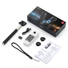 Kamera Aksi Panorama 4K Ultra HD, Sudut Pandang Lebar 200°, Lensa Ganda Depan dan Belakang yang Dapat Diganti, Layar 2.0 Inci, Baterai 1500mAh dengan Perekaman 4 Jam, Dapat Digunakan Sebagai Webcam PC. Set Lengkap Termasuk Kartu Memori 32GB, Ringkas dan Tahan Lama - View 13