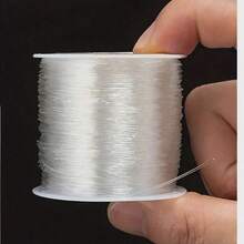 1 Roll 0.5-1.0mm Transparent Elastic String For DIY Beading, Jewelry Making, Handmade Crafts, Perfect For Stringing Crystal Beads, Agate Jade Bracelets - Multicolor - View 7