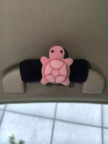 Cute Turtle Plush Car Roof Handle Cover Soft Grip Handle Protector Interior Decoration Accessory - Multicolor - View 3