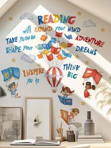 1pc Children's Room Wall Decor Letter Pencil, Colorful Letter Wall Sticker, Suitable For Children's Room, Bedroom, Living Room, Classroom, Background Wall, Wall Decor, Easy To Paste And Remove, Home Decor, Sticker, Wall Sticker, Home Decor. - Wall Stickers - View 11
