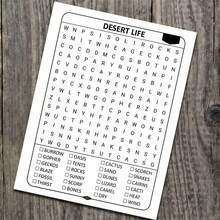 1 Book Memory Word Search Puzzle Book: Thick 21*14cm Size, Perfect Gift For Memory Word Search, Perfect Gift Choice For Good Friends, An Educational Game Suitable For Elderly People. Single-Sided Thick Pages, Exercises Brain Focus, Gift For Couples And Friends, Suitable For Halloween, Christmas, Valentine's Day, Thanksgiving, Easter, New Year And Other Holiday Activities, Perfect Picture Book Choice For Warm Family Interaction - Word Search Coloring Book / Educational Picture Book / Holiday Gift - View 6