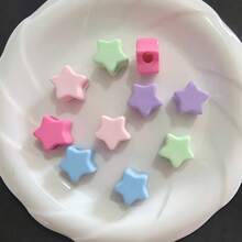 5/10pcs Minimalist Acrylic Spring Color Heart Beads DIY Phone Charm, Keychain, Jewelry Accessories, Holiday Gift - Simple Style Acrylic Spring Color Love Big Hole Beads - View 16