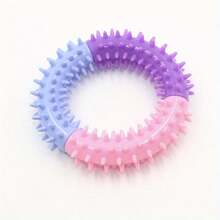 1pc Three-Color Spiky Dog Chew Toy, Rubber Durable Bite-Resistant Textured Beads Teeth Cleaning Boredom Relief Interactive Pet Supplies - Multicolor - View 12