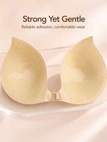 Invisible Adhesive Deep V-Neck Strapless Lift-Up Push-Up Breast Pads, Backless Design, Suitable For Low-Waist Dresses, Wedding Party Outfits Lingerie Accessories - Multicolor - View 6