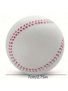 5pcs Baseball Student Training Dedicated Baseball Elementary School Competition PVC Hard Baseball - Multicolor - View 1