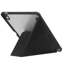Suitable For IPad 11th Generation Tablet Cases, A16 Case,Fashionable Y-Fold Tablet Case With High-Transparency Acrylic Back Panel, Customizable DIY, Shockproof, Full-Wrap Anti-Drop Protection, PU Leather, Case,Compatible With IPad Air 11 Tablet Case,For IPad 9th Generation 10.2 Inch, 8th Generation 10.2 Inch, Pro 11, 10th Generation Tablet Protective Case - Classic Black - View 4