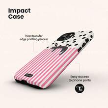 VESPOP Casing Ponsel Bergaris Warna-warni Gaya Vintage INS, Perlindungan Penuh dan Tahan Guncangan - Kompatibel dengan iPhone 18/17/16/15/14/13/12/11 Pro Max/Pro Plus/12 Mini/13 Mini, Kompatibel dengan Galaxy S26 S25 S24 S23 S22 S21 Plus Ultra, Kompatibel dengan Pixel 8 9 10 PRO - Warna Campuran 3 - View 2