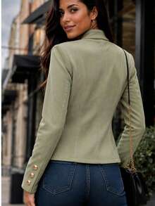 Women Jackets - Army Green - View 3
