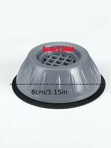 4pcs/8pcs/12pcs Washing Machine Base - Effectively Reduces Vibration During Operation, Lowers Noise, Non-Slip Design Enhances Stability - Washing Machine Anti-vibration Pads - View 3