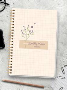 Trees 1pc Undated Daily To-Do List Planner Calendar, School/Study Supplies School Supplies - Yellow - View 3