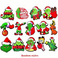 The Grinch Juego de 10 piezas de decoración de zapatos con personajes, clips decorativos para bolsos y uso diario - Ver 7
