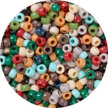 500 Pcs 6x9mm Pony Beads Bulk Multicolor Kandi Beads Big Hole Plastic Loose Spacer Beads For Bracelet Making, Friendship Bracelets, Hair Beads For Braids, Jewelry Making, DIY Crafts, Keychains, Rave Accessories, Craft Kit, Various Colors, Handmade - Multicolor - View 15