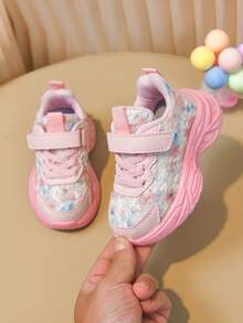 New Ditsy Floral Kids' Sports Shoes For Boys And Girls - Pink - View 6