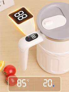Portable Stirring Cup, Rechargeable Smart Temperature Control Immune Plan, Built-In 200mAh Rechargeable Battery, Suitable For Coffee, Milkshake, Travel, Office, Smart Stirring Cup With Real-Time Temperature Monitoring - Multicolor - View 10