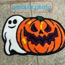 1pc Halloween Pumpkin Ghost Doormat, Home Decor, Area Rug, Casual Blanket, Bedside Rug, Absorbent Mat, Washable Carpet - Multicolor - View 5