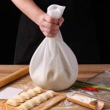 1pc Silicone Non-Stick Dough Kneading Bag, Non-Stick Dough Kneading - White Large - View 4