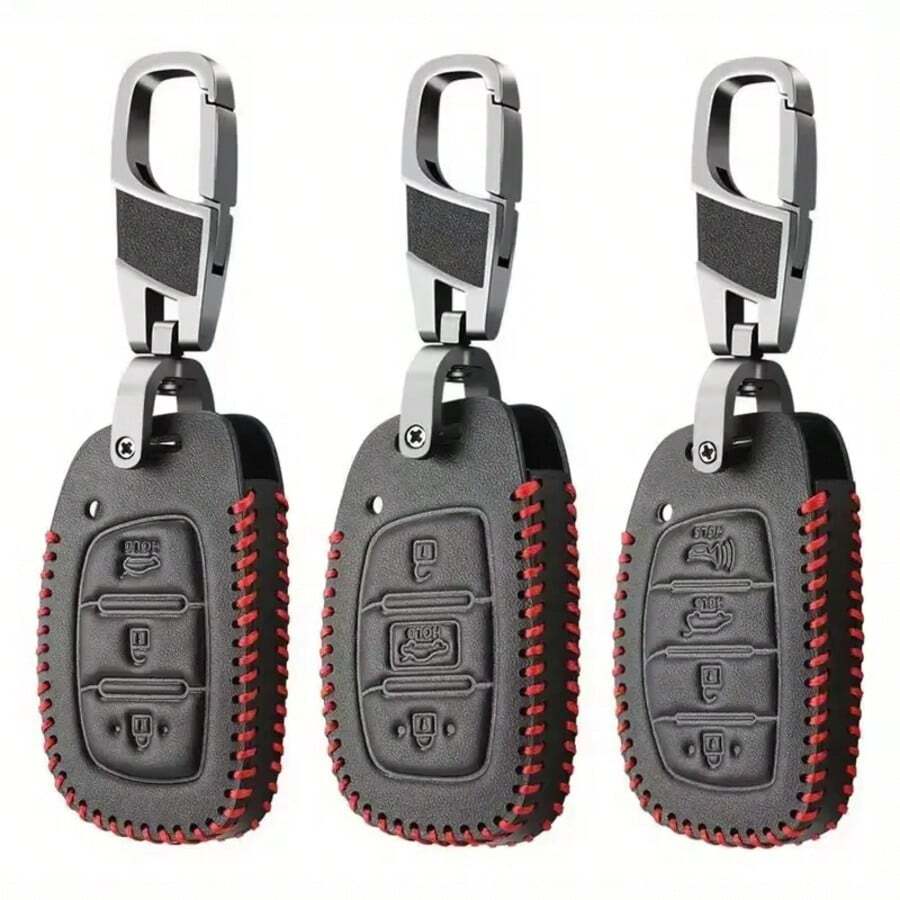 Car Remote Cover Tucson Santa Fe Rena Elantra Creta Ix35 Ix45 I10 I30 I40 Accessories - one-size - View 1