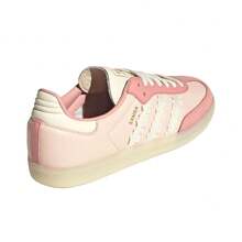 Adidas Originals Samba Leather Fashionable Comfortable Low-Top Sneakers Women's Pink - Pink - View 4