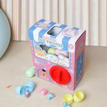 Children's Fun Egg Gacha Machine Doll, Claw Machine, Mini, Doll Twist Machine, Figure Claw Machine Gacha Machine Gift, Birthday Gift, Halloween, Boys & Girls (Accessory Colors Randomly Sent, Manual Measurement May Have Slight Error) - Multicolor - View 6