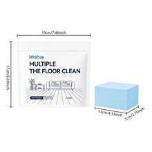 30pcs Multi-Purpose Floor Cleaning Sheets, Stain Removal, Descaling, Brightening, Fragrant, Clean For Tile And Wood Floors - Powdery - View 6
