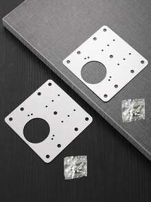 MIBORIL Stainless Steel Cabinet Door Hinge Repair Parts, Suitable For Wardrobe Door Hinge Repair Installation, Furniture Drawer Countertop Hinge Fixing Repair Plate - Silver - View 13