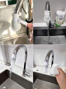 1Set Faucet Filter Purifying Kit, Effective Impurity Filtration, Tool Free Installation, For Kitchen & Bathroom Faucet Use - A - View 6