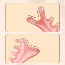 1 chiếc lược massage bằng nhựa resin, dụng cụ thư giãn da đầu/cổ, lược Gua Sha da đầu, lược massage đầu, dụng cụ massage đầu cầm tay đa năng, dụng cụ massage Gua Sha, massage nâng cơ mặt, dụng cụ thư giãn massage mắt, dụng cụ massage thư giãn sâu, massage huyệt vị và điểm kích hoạt - Lược massage - Xem 4
