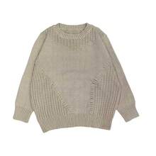 Plus Size Solid Color Turtleneck Knit Sweater Long Sleeve Casual Pullover Elegant Warm Spring Winter Daily Wear And Vacation Fall - Khaki - View 7