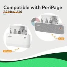 Thermal Paper Rolls, 77x30mm, White, 5/10 Pack,6.5m For Phomemo M03/M03AS/M04S/M04AS Peripage A9/A9S/A9MAX Printers - View 7