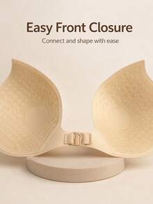 Invisible Adhesive Deep V-Neck Strapless Lift-Up Push-Up Breast Pads, Backless Design, Suitable For Low-Waist Dresses, Wedding Party Outfits Lingerie Accessories - Multicolor - View 4