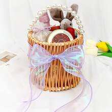 9m Fish Tail Organza Ribbon Reflective Iridescent Wavy Edge Ribbon For Gift Wrapping DIY Bows Bouquet Ribbon - A - View 6