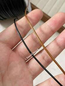 0.5mm/0.8mm/1.0mm/1.5mm/2.0mm Waxed Cord Braiding Rope, Suitable For Bracelets, Necklaces And Pendants, Handmade Supplies, Braiding Rope Accessories, Braiding Rope Crafts - Multi-color - View 7