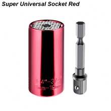 Universal Socket Wrench Torque Head Set Ratchet Super Socket Tool Electric Drill Adapter Wrench Key Multi-Function - Universal Socket BL - View 8