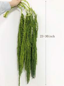 1/2/3/4/5pcs Artificial Hanging Amaranth Flowers, Floral Art, Hanging Flower Art, Wedding Arch Decor, Background Decoration - Dark Green - View 9