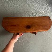 Wooden Floating Rustic Shelf,Room Decor Shelf For Candle,Candle Holder,Treasure Display Shelf,Home Wall Decor,Weeding Decor Shelf. - Multicolor - View 5
